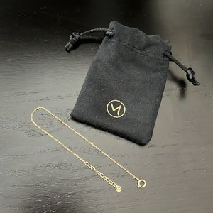 Mejuri Dainty Chain Bracelet in 14k Yellow Gold